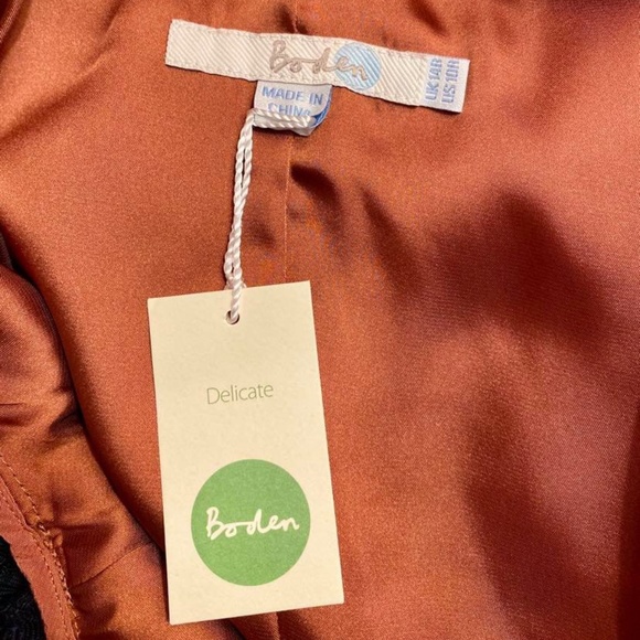 BODEN Lace and Satin Dress, Size 10R, NWT - Picture 4 of 5